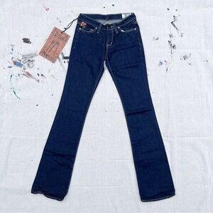 NWT Vintage Lois Dark Wash Low Rise Bootcut Jeans